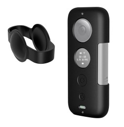 PULUZ Silicone Protective Case with Lens Cover for Insta360 ONE X(Black) voor 5,55 €