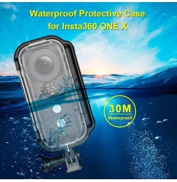 PULUZ 30m Underwater Waterproof Housing Protective Case for Insta360 ONE X, with Buckle Basic Mount & Screw at 72,03 €