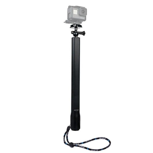 PULUZ Selfie Stick portable extensible en alliage d'aluminium étanche PULUZ avec base à dégagement rapide et longue vis et la...