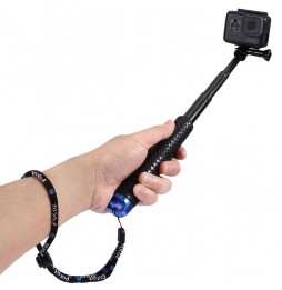 PULUZ Handheld Extendable Pole Monopod for GoPro HERO9 Black / HERO8 Black /HERO7 /6 /5, DJI Osmo Action, Xiaoyi and Other Ac...