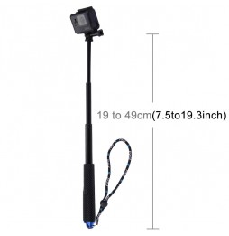 PULUZ Handheld Extendable Pole Monopod for GoPro HERO9 Black / HERO8 Black /HERO7 /6 /5, DJI Osmo Action, Xiaoyi and Other Ac...