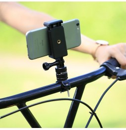 PULUZ Selfie Sticks Stativhalterung Adapter Telefonklemme für iPhone, Samsung, HTC, Sony, LG und andere Smartphones für 2,80 €