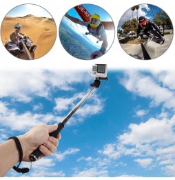 PULUZ Extendable Handheld Selfie Monopod for GoPro HERO9 Black / HERO8 Black / HERO7 /6 /5 /5 Session /4 Session /4 /3+ /3 /2...