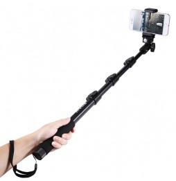 PULUZ Extendable Adjustable Handheld Selfie Stick Monopod for GoPro HERO8 Black / Max / HERO7, DJI OSMO Action, Xiaoyi and Ot...