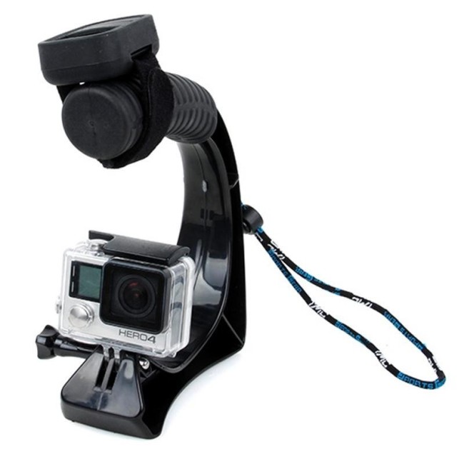 TMC Selbstporträt-Handgriffhalterung für GoPro Hero4 / 3+ / 3/2/1, Xiaomi Yi Sportkamera, SJ4000 für 23,40 €