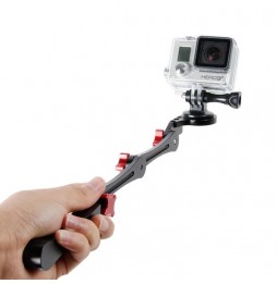 TMC Foldable Pocket Stabilizer Grip Mount Monopod for GoPro HERO5 Session /5 /4 Session /4 /3+ /3 /2 /1, Xiaoyi Sport Cameras...