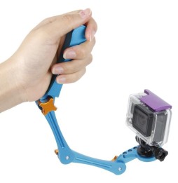 TMC HR209 Faltbares Einbeinstativ mit Taschenstabilisator für GoPro HERO4 / 3 + / 3/2 (blau) für 39,75 €