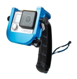 TMC P4 Trigger Handheld Grip CNC Metal Stick Monopod Mount for GoPro HERO4 /3+(Blue) at 51,48 €