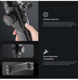 MOZA Air 2 + iFocus-M + Fashion Rucksack 3-Achsen-Gimbal-Handstabilisator für DSLR-Kamera, Belastung: 4,2 kg (schwarz) für 1 ...