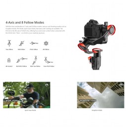 MOZA Air 2 + iFocus-M + Fashion Backpack 3 Axis Handheld Gimbal Stabilizer for DSLR Camera, Load: 4.2kg (Black) voor 1 047,68 €
