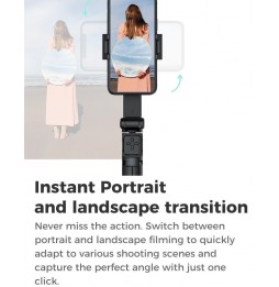 MOZA NANO SE Foldable Selfie Stick Handheld Gimbal Stabilizer for Smart Phone (Black) at 75,95 €