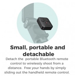 MOZA NANO SE Stabilisateur de cardan portable pliable Selfie Stick pour téléphone intelligent (noir) à 75,95 €