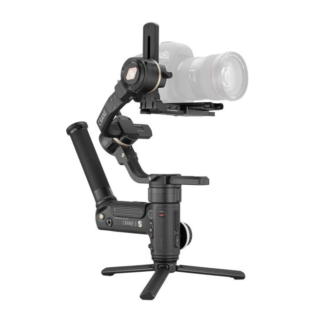 ZHIYUN YSZY014 CRANE 3S-E 3-Axis Handheld Gimbal Wireless Image Transmission Camera Stabilizer with Easysling Handle + Quick ...