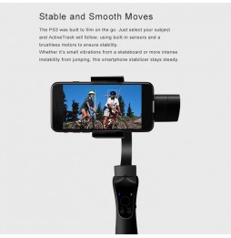 SOOCOO PS3 Stabilisateur de cardan portable stabilisé à 3 axes Bluetooth pour smartphones (noir) à 180,28 €