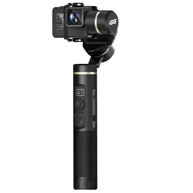 Feiyu G6 3-Achsen-stabilisierter Handkardanring für GoPro HERO NEW / 6/5, Sony RX0 (Schwarz) für 505,65 €