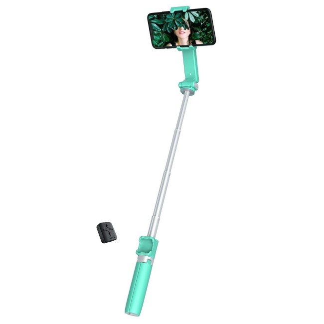 MOZA NANO SE Foldable Selfie Stick Handheld Gimbal Stabilizer for Smart Phone (Green) voor 75,95 €