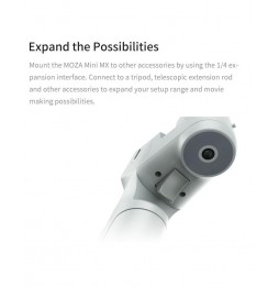 MOZA Mini MX Stabilisateur de cardan portable pliable à 3 axes pour caméra d'action et téléphone intelligent (gris) à 198,13 €