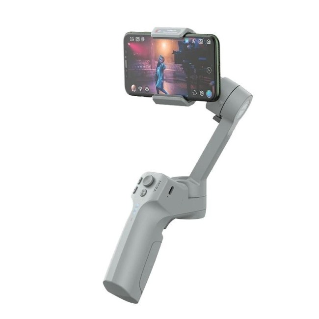 MOZA Mini MX 3-fach faltbarer kardanischer Handstabilisator für Action-Kamera und Smartphone (grau) für 198,13 €