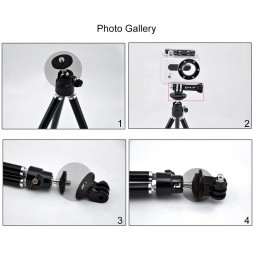 PULUZ Camera Tripod Mount Adapter for GoPro HERO9 Black / HERO8 Black / HERO7 /6 /5 /5 Session /4 Session /4 /3+ /3 /2 /1, Xi...