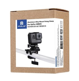 PULUZ alliage d'aluminium pour GoPro HERO9 Black / HERO8 Black / Max / HERO7, DJI OSMO Action, Xiaoyi et autres caméras d'act...