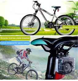 PULUZ Aluminium Alloy Bike Seat Cushion Mount for GoPro HERO9 Black / HERO8 Black / Max / HERO7, DJI OSMO Action, Xiaoyi and ...