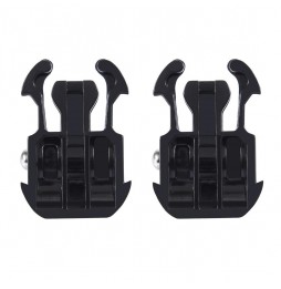 2 PCS PULUZ Horizontal Surface Quick Release Buckle for GoPro HERO9 Black / HERO8 Black / HERO7 /6 /5 /5 Session /4 Session /...