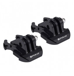 2 PCS PULUZ Horizontal Surface Quick Release Buckle for GoPro HERO9 Black / HERO8 Black / HERO7 /6 /5 /5 Session /4 Session /...