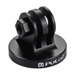 PULUZ 1/4 inch Screw Hole Tripod Mount CNC Adapter for GoPro HERO9 Black / GoPro HERO9 Black/8 Black / Max / HERO7, DJI OSMO ...