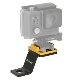 PULUZ Fixed Metal Motorcycle Holder Mount for GoPro HERO9 Black /HERO8 Black / Max / HERO7, DJI OSMO Action, Xiaoyi and Other...