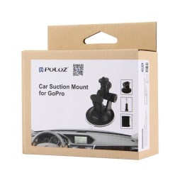 PULUZ Car Suction Cup Mount with Screw & Tripod Mount Adapter & Storage Bag for GoPro HERO9 Black / HERO8 Black /HERO7 /6 /5,...