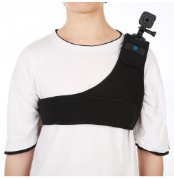 PULUZ Neoprene Shoulder Strap Adjustable Chest Belt Mount for GoPro HERO8 Black /7 6 /5, DJI OSMO Action, Xiaoyi and Other Ac...