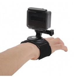 PULUZ 3 en 1 main poignet bras jambes sangles support de rotation à 360 degrés pour GoPro HERO9 Black / HERO8 Black / HERO7 /...