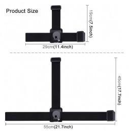 PULUZ Elastic Mount Belt Adjustable Head Strap for GoPro HERO9 Black / HERO8 Black / HERO7 /6 /5 /5 Session /4 Session /4 /3+...