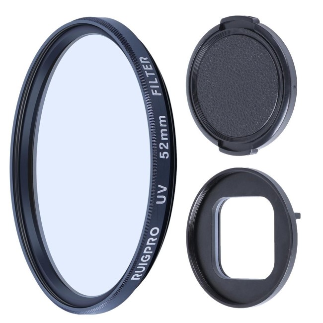 RUIGPRO for GoPro HERO9 Black Professional 52mm UV Lens Filter with Filter Adapter Ring & Lens Cap für 11,55 €