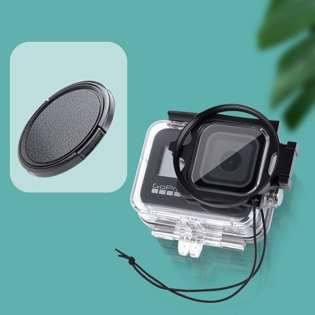 RUIGPRO for GoPro HERO8 58mm Filter Adapter Ring + Waterproof Case with Lens Cap voor 25,70 €