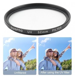 RUIGPRO for GoPro HERO 7/6 /5 Professional 52mm UV Lens Filter with Filter Adapter Ring & Lens Cap at 8,68 €