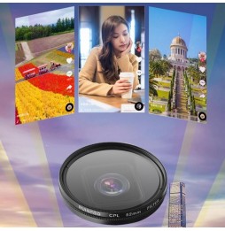 RUIGPRO pour GoPro HERO 7/6/5 Professional 52mm ND4 filtre d'objectif avec bague d'adaptation de filtre et capuchon d'objecti...