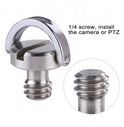 PULUZ 1/4 inch Male Thread Screw with C-Ring for Quick Release, Tripod Mount für 2,13 €