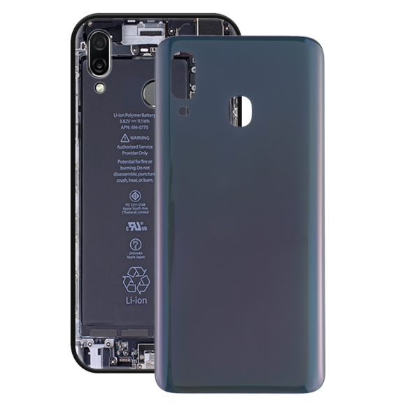 Rückseite Akkudeckel für Samsung Galaxy A20 SM-A205F (Schwarz)(Mit Logo) für 14,20 €