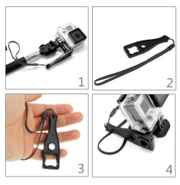 PULUZ Plastic Thumbscrew Wrench Spanner with Lanyard for GoPro HERO9 Black / HERO8 Black / HERO7 /6 /5 /5 Session /4 Session ...