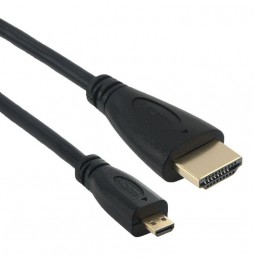 Full 1080P Video HDMI to Micro HDMI Cable for GoPro HERO 4 / 3+ / 3 / 2 / 1 / SJ4000, Length: 1.5m at 4,93 €