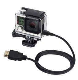 PULUZ Video 19 Pin HDMI to Micro HDMI Cable for GoPro HERO4 /3+ /3, Sony, LG, Panasonic, Canon, Nikon, Smartphones and Camera...