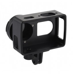 PULUZ Housing Shell CNC Aluminum Alloy Protective Cage with 37mm UV Lens for Xiaomi Xiaoyi II 4K Action Camera (Black) at 20,...