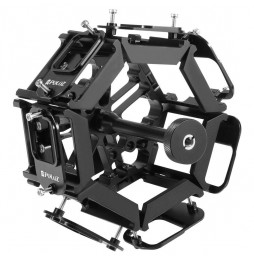 PULUZ 8 in 1 All View Panorama Frame CNC Aluminum Alloy Protective Cage with Screw for GoPro HERO7 /6 /5(Black) at 641,05 €