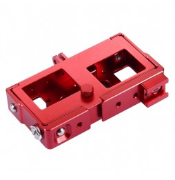 PULUZ 2 in 1 Housing Shell CNC Aluminum Alloy Protective Cage with Lens Frame for GoPro HERO4 /3+(Red) für 209,43 €
