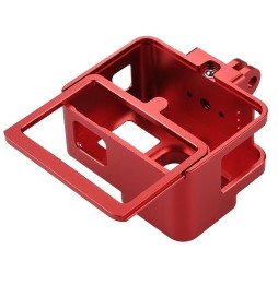 PULUZ Housing Shell CNC Aluminum Alloy Protective Cage with Insurance Frame for GoPro HERO(2018) /7 Black /6 /5(Red) für 39,20 €