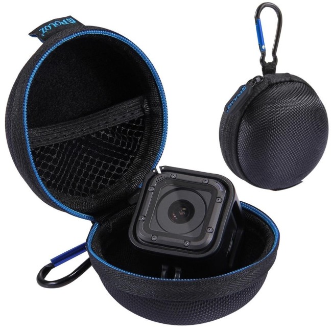 PULUZ Super Mini Storage Case Box with Carabine for GoPro HERO5 Session /4 Session / Session(Black) at 3,73 €