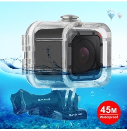 PULUZ 45m Underwater Waterproof Housing Diving Protective Case for GoPro HERO5 Session /HERO4 Session /HERO Session, with Buc...