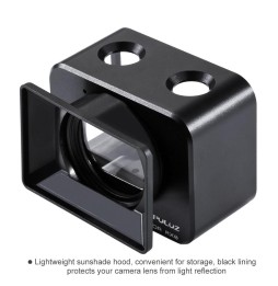 PULUZ pour Sony RX0 Cage de protection en alliage d'aluminium + objectif de filtre UV 37 mm + pare-soleil d'objectif avec vis...