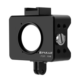 PULUZ Housing Shell CNC Aluminum Alloy Protective Cage with 37mm UV Lens & Base Mount & Screw for Sony RX0(Black) für €41.90